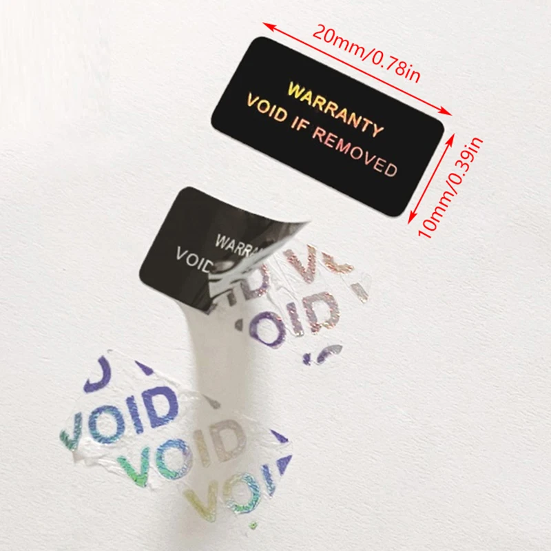 Holographic Security Sticker Pack, 100 pcs 6 Holographic Security Sticker Pack, 100 pcs - Image 6