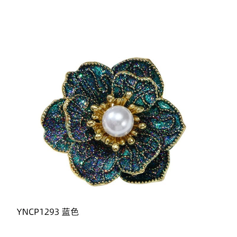 Elegant Enamel Peony Flower Brooch for Women 10 Elegant Enamel Peony Flower Brooch for Women - Image 10