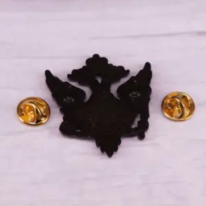 Vintage Double-Headed Eagle Brooch in Bronze 4 Sb8fb4d5b01264d28aedcc20378d88ec7P