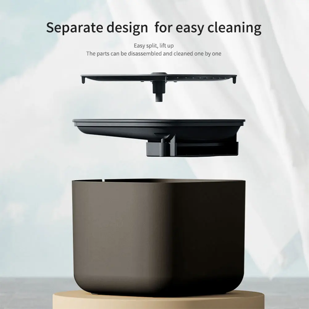 Modern Black Pet Water Fountain 3L 5 Modern Black Pet Water Fountain 3L - Image 5