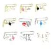 Medical-Themed Brooch Collection with Enamel Accents