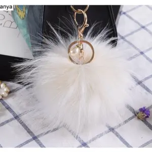 Fashionable Faux Fur Pom-Pom Keychain in Vibrant Colors 15 Sb9756c9430b344e3b7d291ee12d533b8Z