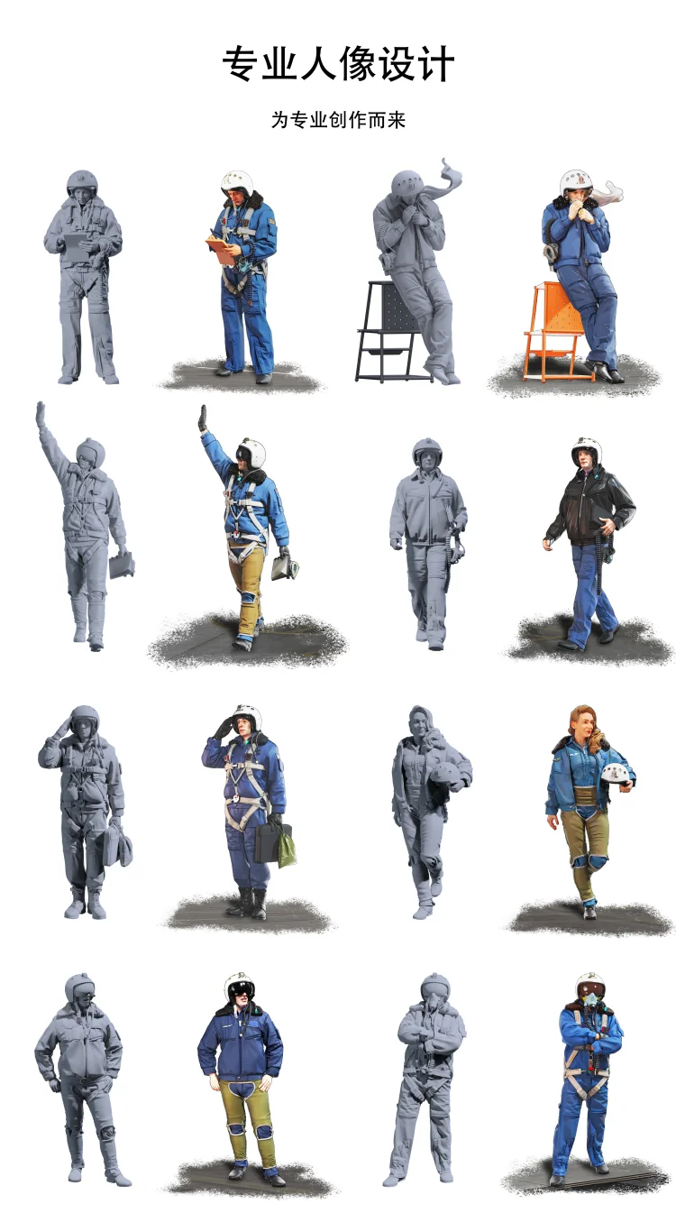 Russian Fighter Pilot 1/48 Resin Model 6 Russian Fighter Pilot 1/48 Resin Model - Image 6