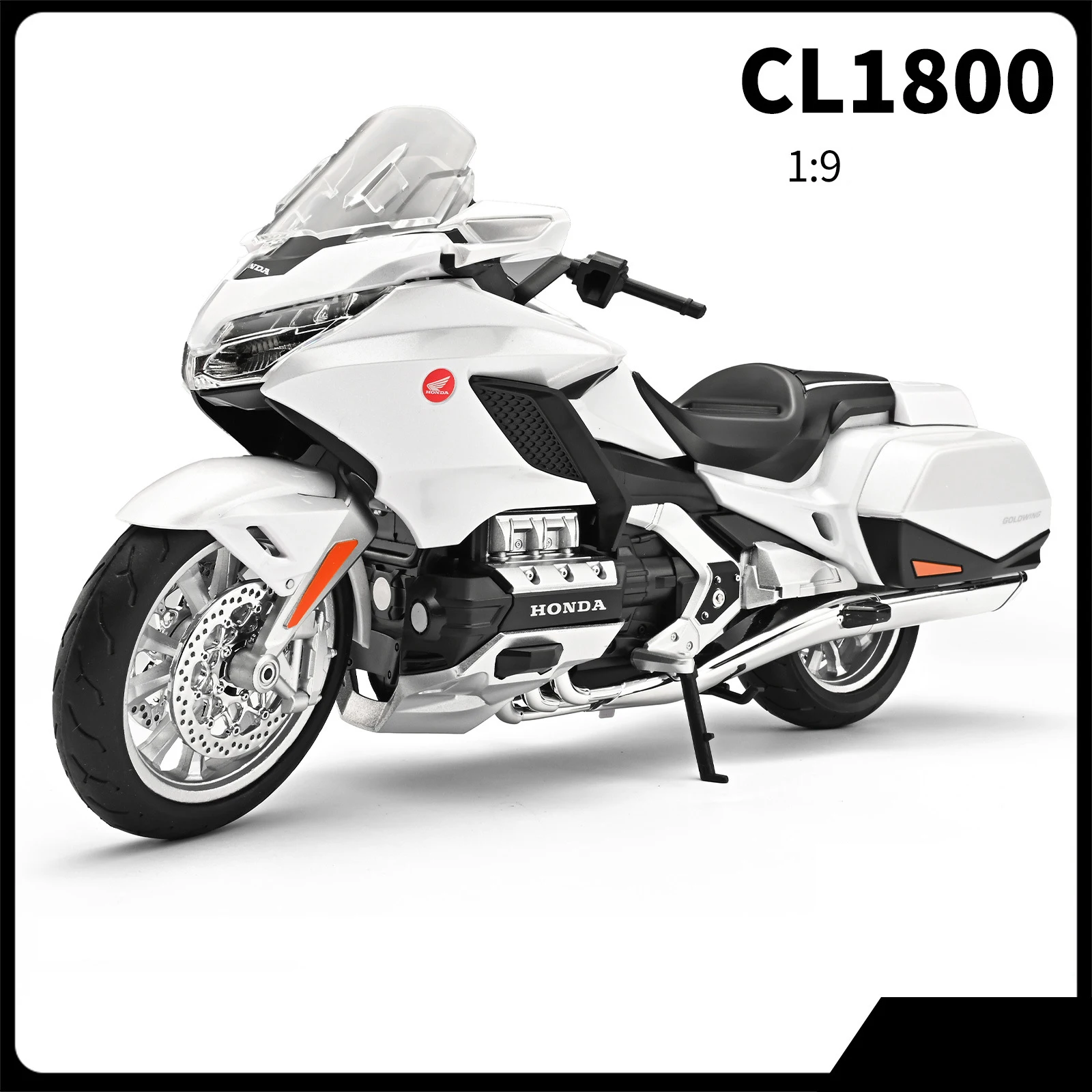 Red Honda Goldwing Diecast Model 1:9 Scale 7 Red Honda Goldwing Diecast Model 1:9 Scale - Image 7