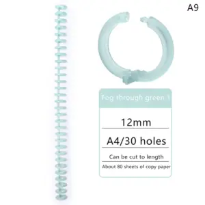 Vibrant Plastic Loose-Leaf Binding Rings Set 17 Sb9a2f79f38c540b4a53dce242e5fee15Q