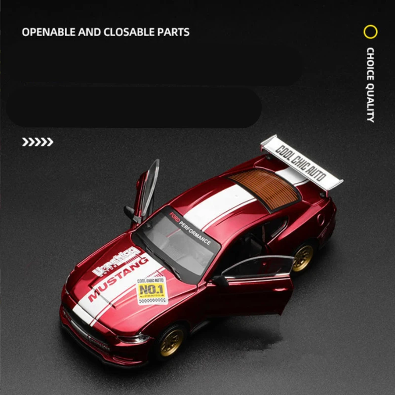 Blue Diecast Car Model Kit 1:40 Scale 3 Blue Diecast Car Model Kit 1:40 Scale - Image 3