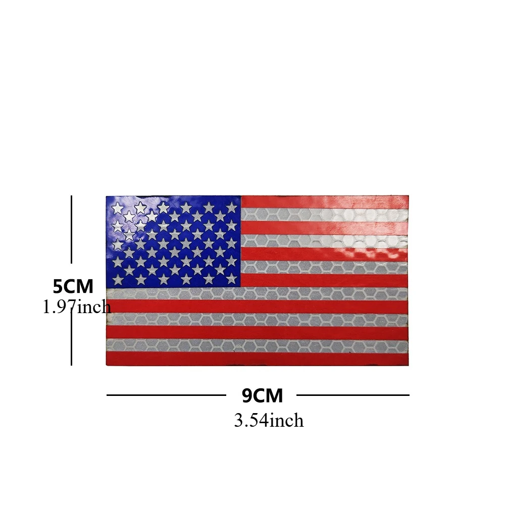 USA Reflective IR Fabric Badge Patches 2 USA Reflective IR Fabric Badge Patches - Image 2