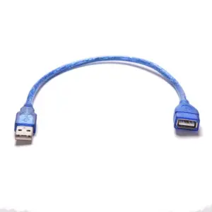 Blue USB 2.0 Extension Cable 30cm 11 Sb9c2f898857b444588bb474bd2ffad71L