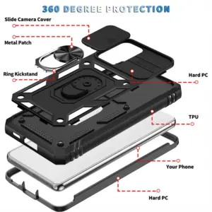 Rugged Black Samsung Galaxy A52 Case 14 Sb9ea092fcd364665857a508585a0e41cP