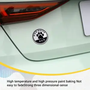 Dogs Badge Rated 3D Metal Car Emblem 11 Sba01e44da784485a94e22dfb1bed7f8bB