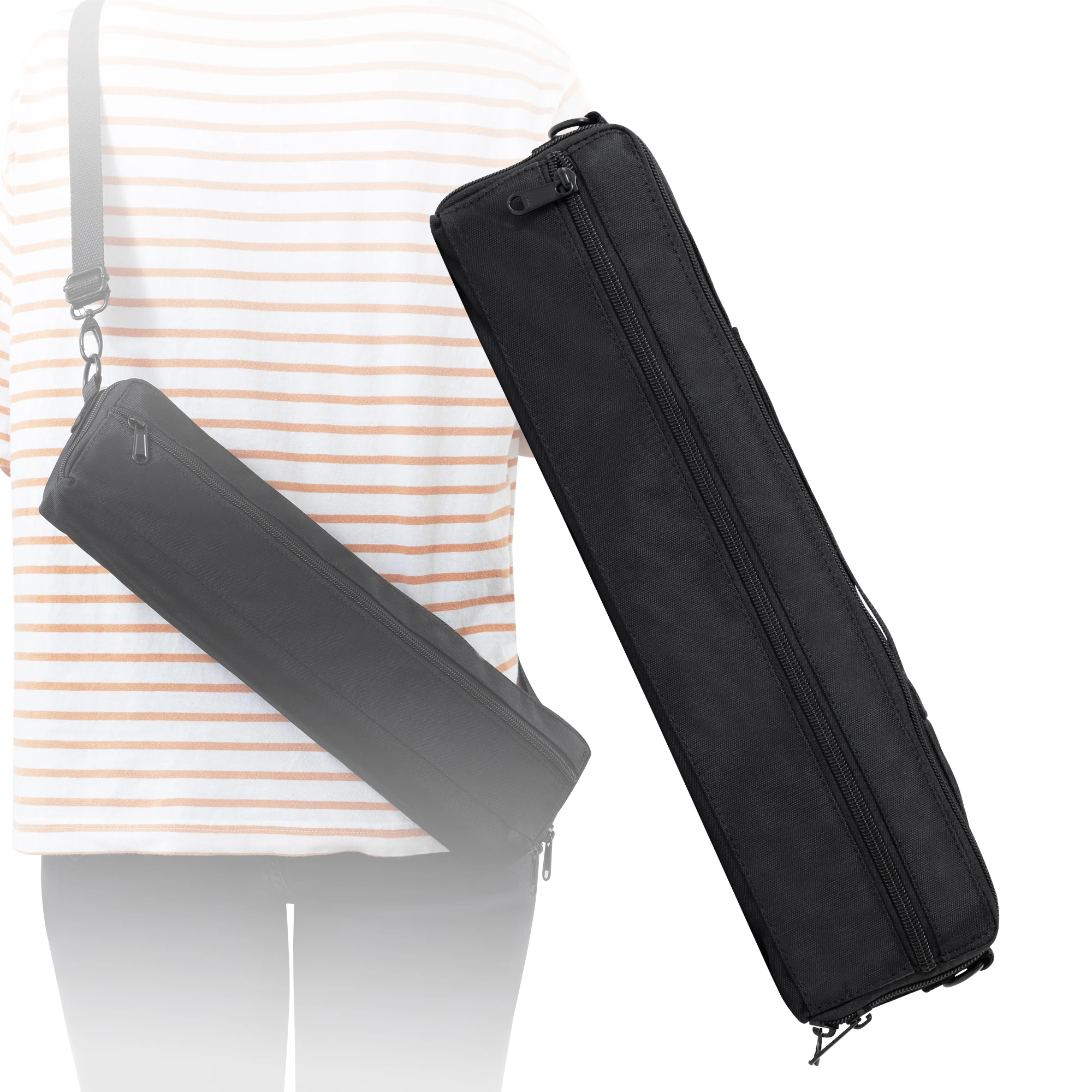 Black Flute Case for 16-17 Hole Flutes 8 Black Flute Case for 16-17 Hole Flutes - Image 8