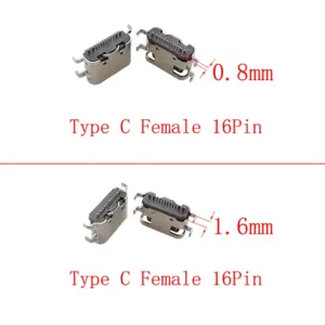 USB Type C Female Connectors Set (10pcs, 16 Pins) 12 Sba29b2923c8c42d895dea56591a1d817V
