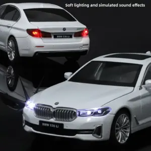 White BMW 530Li Limousine Model 1:24 Scale 9 Sba50fbc473e74997bddc5ec235077023l