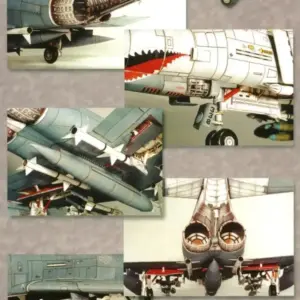 Fighter Jet Paper Model Kit 55cm Wingspan 7 Sba75b67da24a442595b82f469d70223fZ