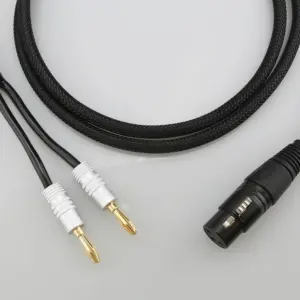 High-Fidelity XLR to Banana Speaker Cable 12 Sbab17799d9b041298bc3d41074cc2e58q