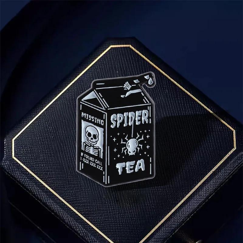 Skull Series Brooch with Hydration Message 2 Skull Series Brooch with Hydration Message - Image 2