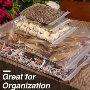 Transparent Resealable Plastic Storage Bags Set 11 Sbaca010536b7400483129207cd1d9134N