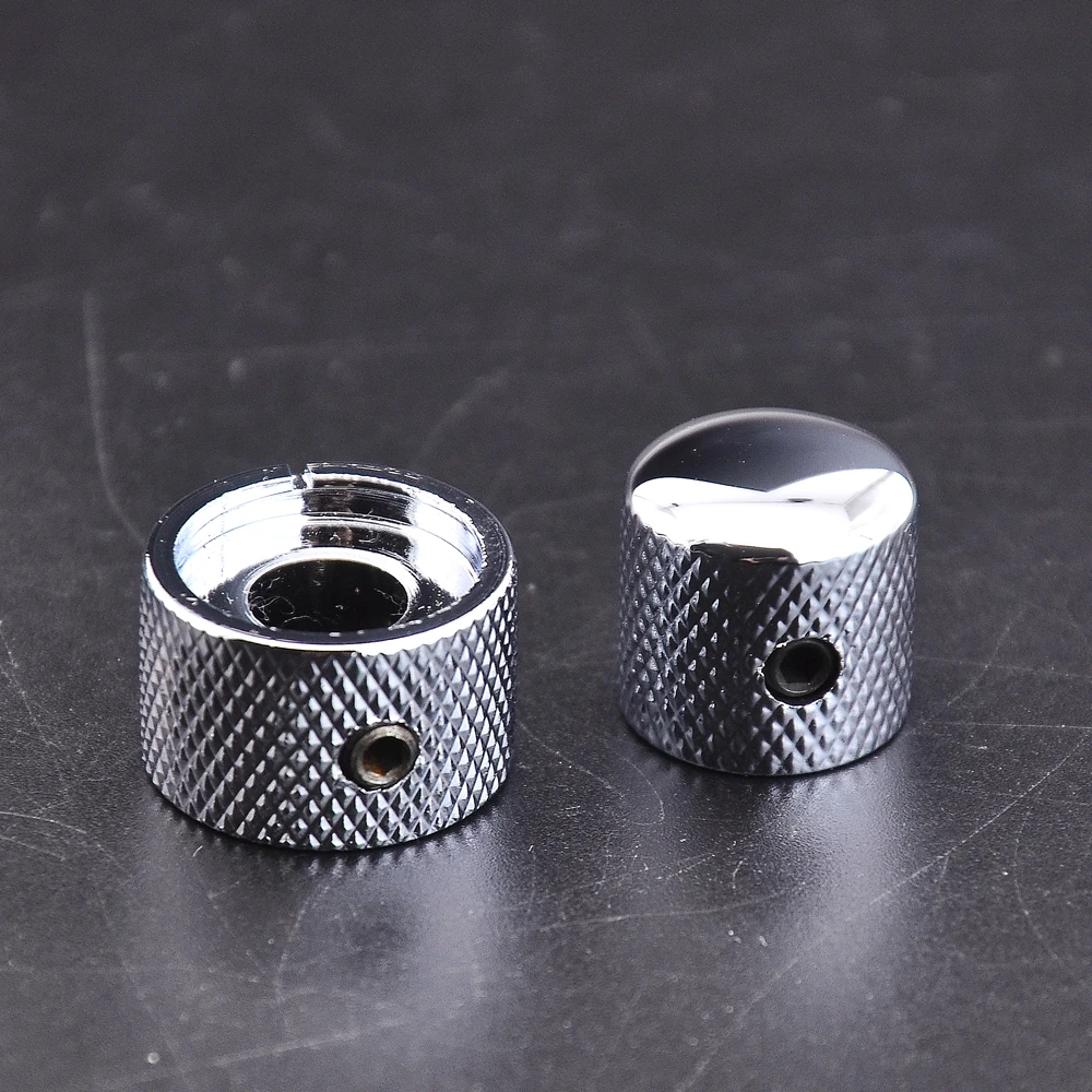 Dual Metal Control Knobs for Guitar and Bass 3 Dual Metal Control Knobs for Guitar and Bass - Image 3