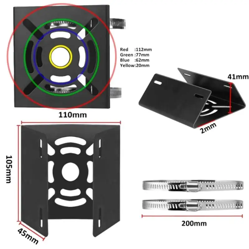 Universal outdoor pole mount bracket for surveillance cameras 6 Universal outdoor pole mount bracket for surveillance cameras - Image 6