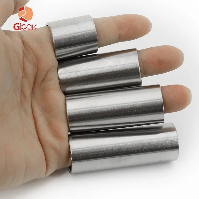 Stainless Steel Guitar Finger Glider Ring Set 3 Stainless Steel Guitar Finger Glider Ring Set - Image 3