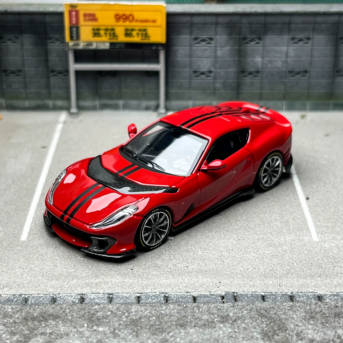 Purple TOC Fuleme 812C Scale Model Car 10 Purple TOC Fuleme 812C Scale Model Car - Image 10