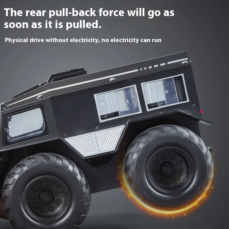 Yellow Sherp ATV Model 1:24 Scale with LED Lights 6 Yellow Sherp ATV Model 1:24 Scale with LED Lights - Image 6