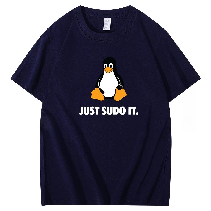 Black Penguin Minimalist T-shirt with Quote 6 Black Penguin Minimalist T-shirt with Quote - Image 6