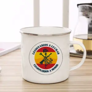 Spanish Legion Enamel Mug 11oz Vintage Collectible