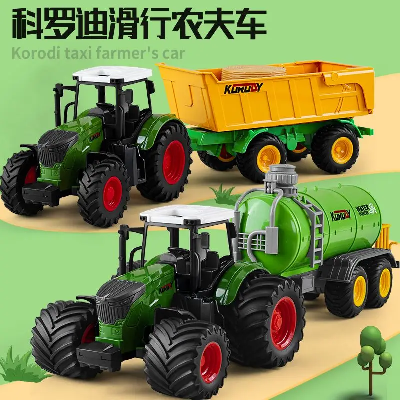 Vibrant Farm Tractor Inertia Toy for Collectors 6 Vibrant Farm Tractor Inertia Toy for Collectors - Image 6