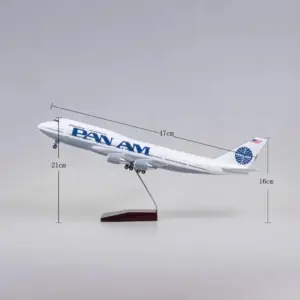 Pan Am Boeing 747 Model 47cm with LED or No Light 10 Sbba12cd519e44d759756fe42a9e48dafE