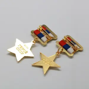Soviet-Inspired Patriotic Medal 6x3cm 13 Sbba4218b46dc4ffcb4a8870a7809e1abn