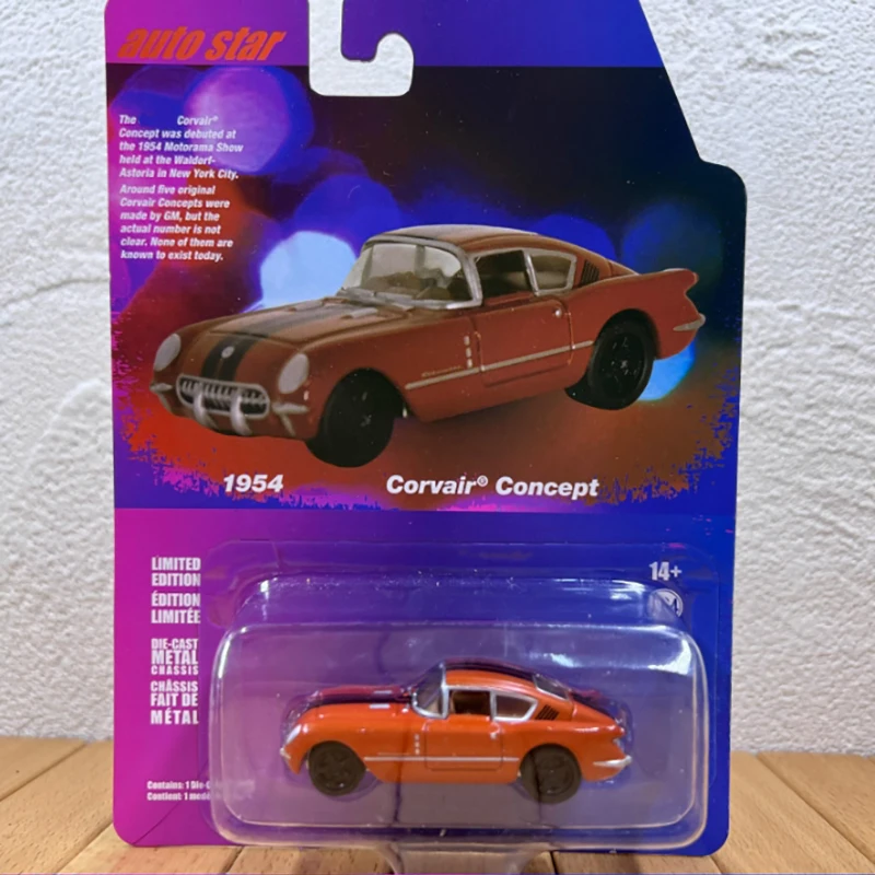 1954 Corvette Diecast Model in Bright Orange 1 1954 Corvette Diecast Model in Bright Orange