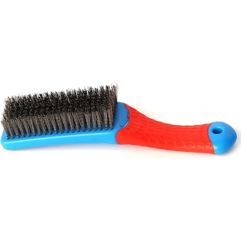 Blue Stainless Steel Wire Brush for Rust Removal 6 Blue Stainless Steel Wire Brush for Rust Removal - Image 6
