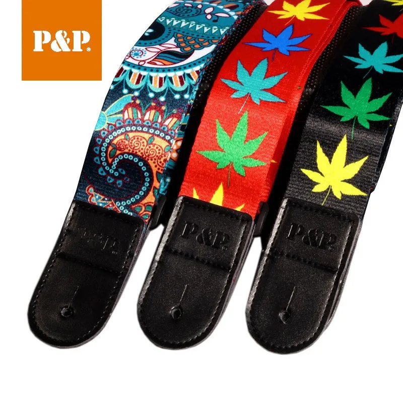 Vibrant 5cm Guitar Strap with Striking Graphics 2 Vibrant 5cm Guitar Strap with Striking Graphics - Image 2