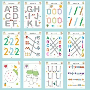 Reusable Children's Practice Notebook Set 12 Sbc09c57d691a4c97b9217fb3d2c8a750w