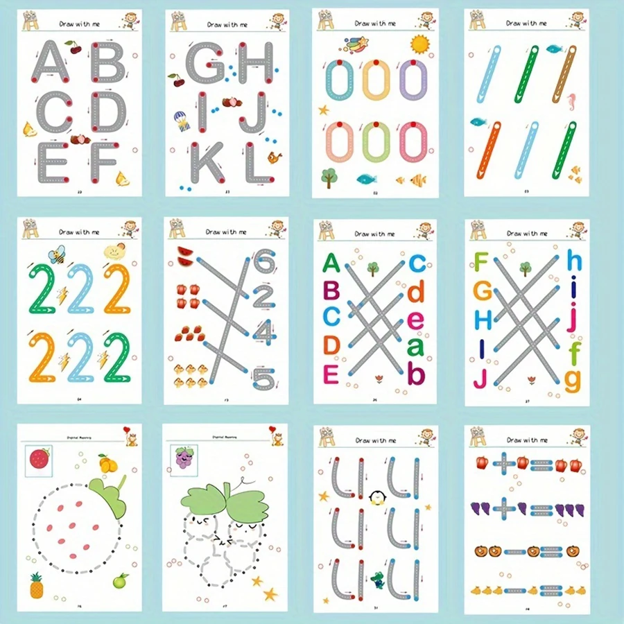 Reusable Children's Practice Notebook Set 4 Reusable Children's Practice Notebook Set - Image 4