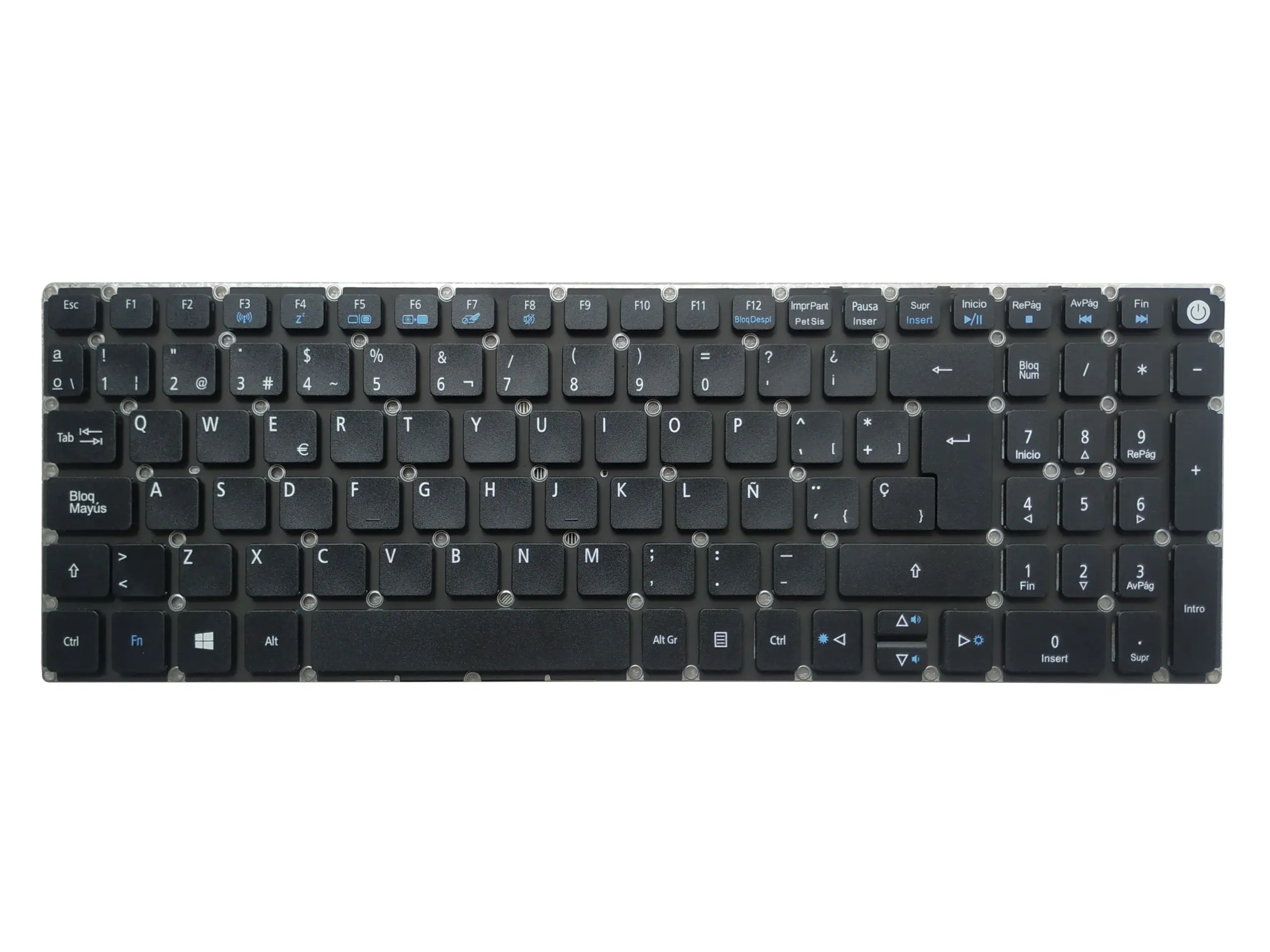 Acer Aspire Replacement Black Keyboard 2 Acer Aspire Replacement Black Keyboard - Image 2