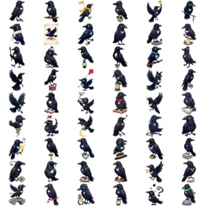 Vibrant Ladybug Temporary Tattoos (Set of 54) 18 Sbc4c2f2b704c4b93b486f46b96db147fh