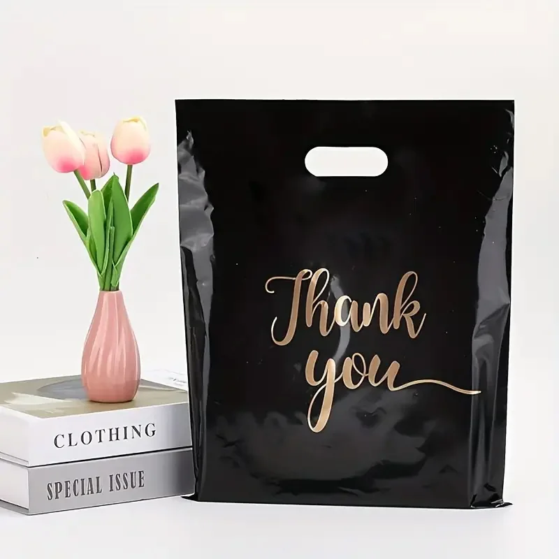 Black Gift Bags Set 50/100, 15x20cm & 20x30cm 5 Black Gift Bags Set 50/100, 15x20cm & 20x30cm - Image 5