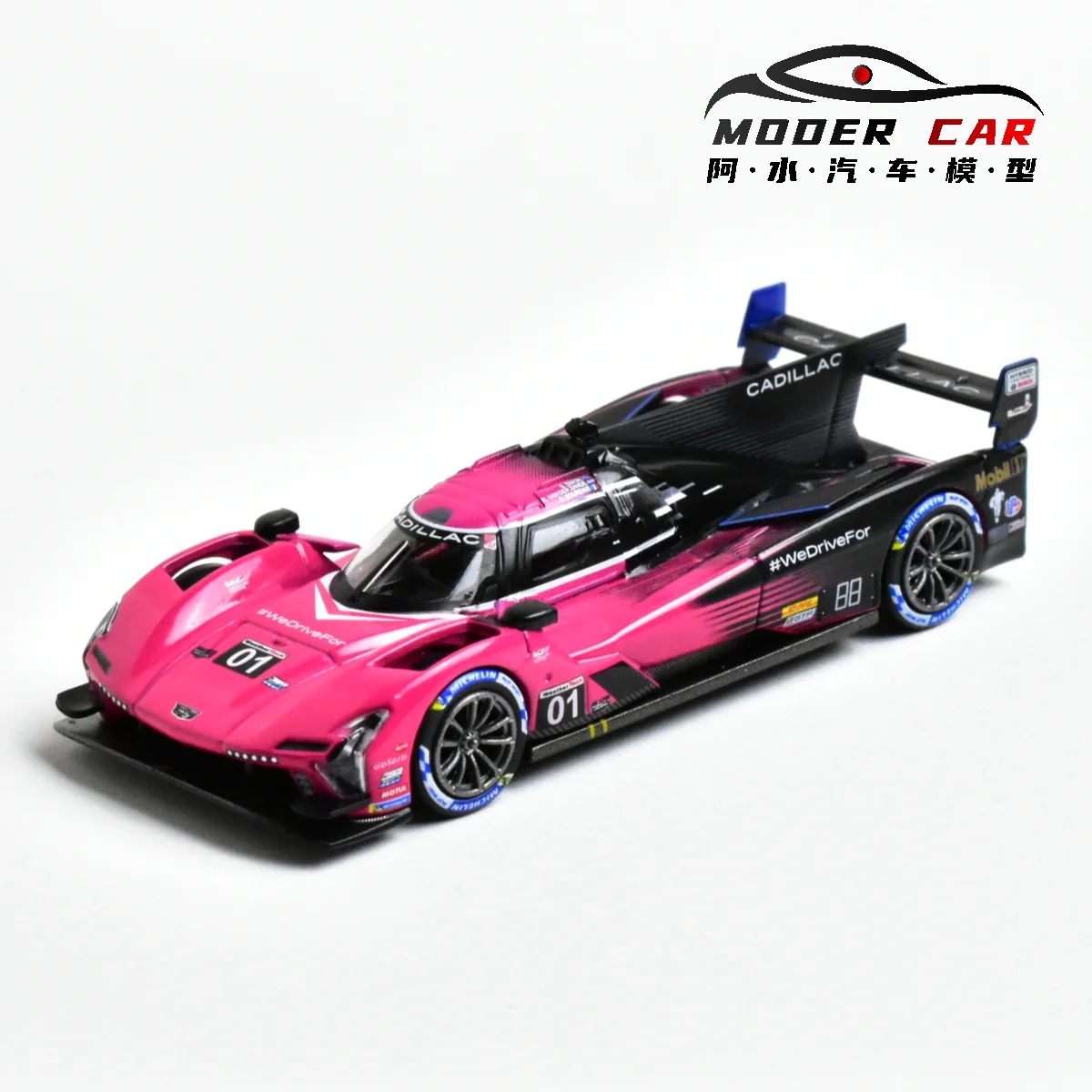 Vibrant Pink 1:64 Scale Diecast Race Car 4 Vibrant Pink 1:64 Scale Diecast Race Car - Image 4