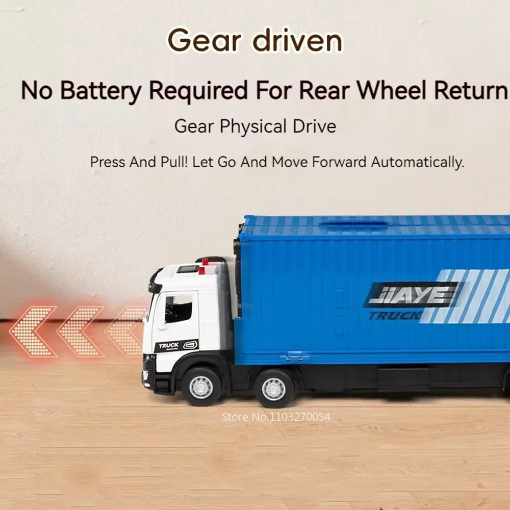 1:50 Scale Diecast Freight and Sanitation Truck 3 1:50 Scale Diecast Freight and Sanitation Truck - Image 3