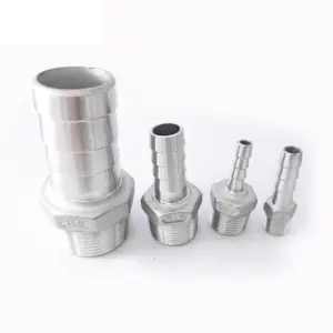 316L Stainless Steel Hose Fitting, 1/4"–2" BSP 6 Sbcbfdc5a086f49538a7f1163c58ce841H