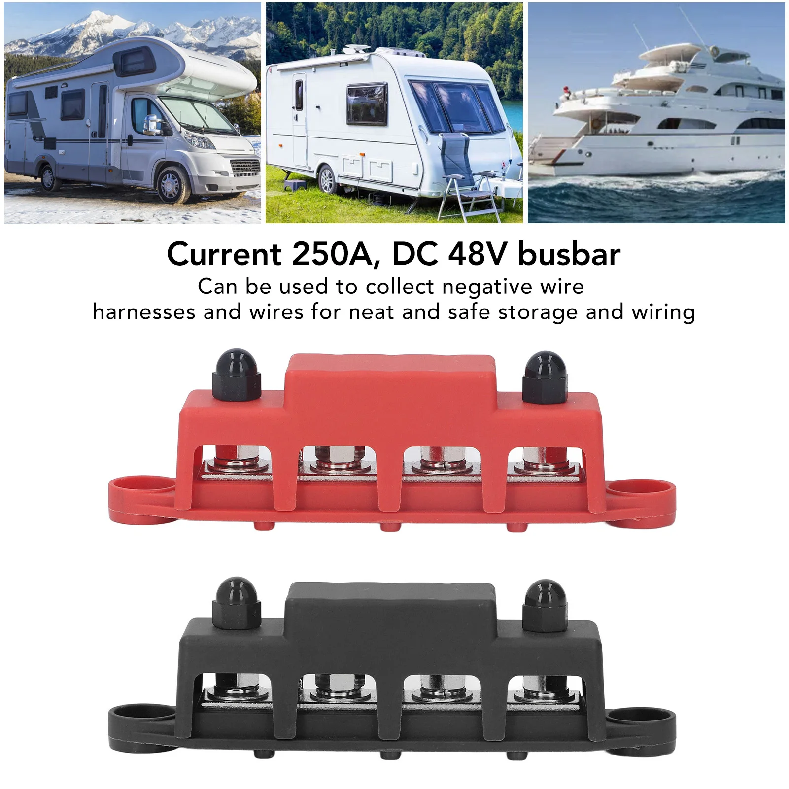 High-Capacity 250A Power Distribution Block Set 4 High-Capacity 250A Power Distribution Block Set - Image 4