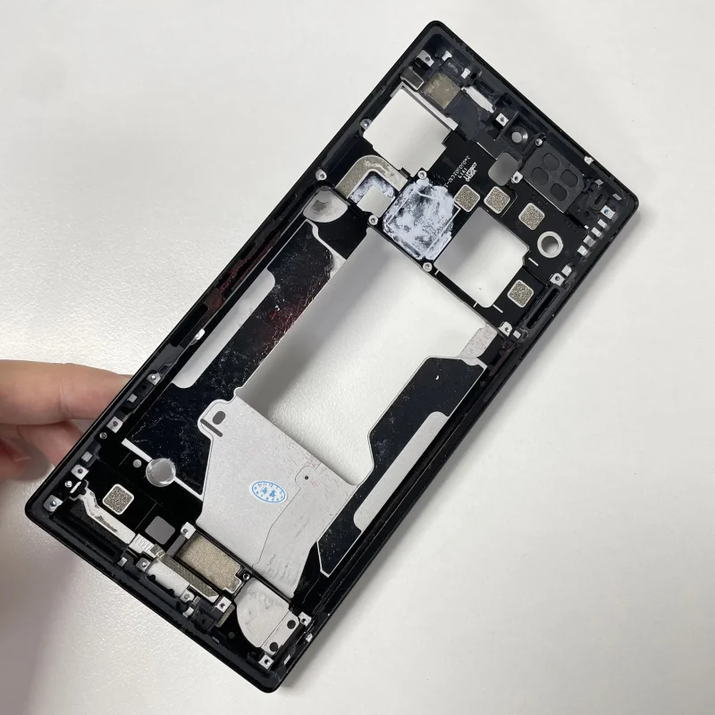 Black Middle Front Frame for Red Magic 9 Pro NX769J 2 Black Middle Front Frame for Red Magic 9 Pro NX769J - Image 2