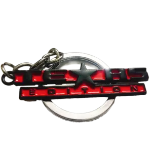 Bold 3D Metal Keychain with Star Accent 11 Sbd1f74989fbd4d189b4a76ec10731a71y