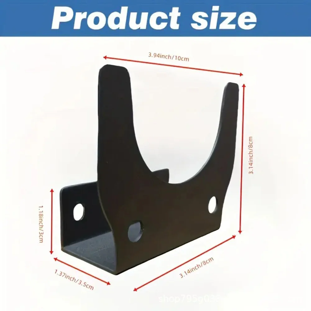 Black Metal 5-Inch Grinder Wall Mount Holder 3 Black Metal 5-Inch Grinder Wall Mount Holder - Image 3