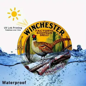 Vintage Winchester Factory Shotgun Sign 30x30cm 10 Sbd5b28661b5d4f398e73238e7890152fd