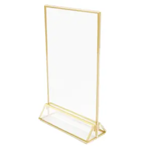 Gold Border Acrylic Sign Holder 10x15cm, 13x18cm, 15x21cm 14 Sbd61ec7acf8f4903bee79ddd3b64118fq
