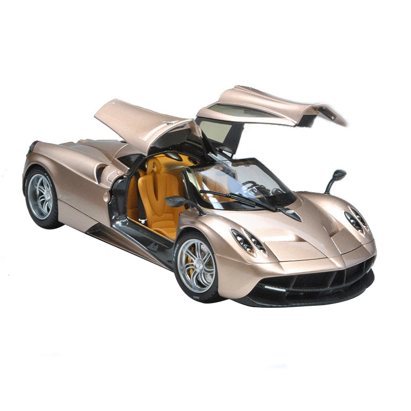 Gold 1/18 Scale Pagani Huayra Diecast Model 5 Gold 1/18 Scale Pagani Huayra Diecast Model - Image 5