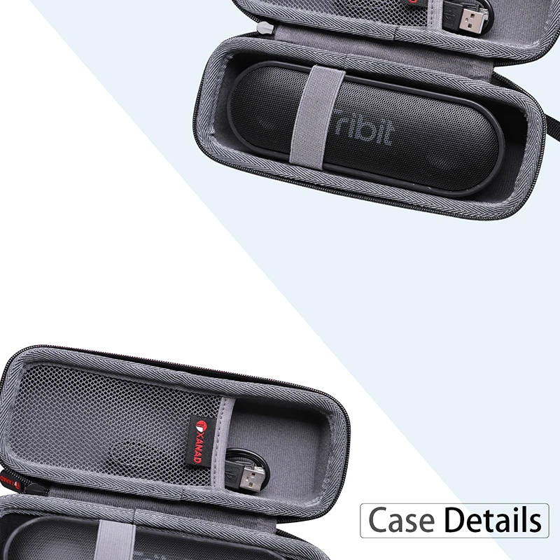 Tribit Bluetooth Speaker Hard EVA Case 8.3" x 3.1" x 3.5" 4 Tribit Bluetooth Speaker Hard EVA Case 8.3" x 3.1" x 3.5" - Image 4